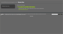Desktop Screenshot of motorbikeinsurancespain.com