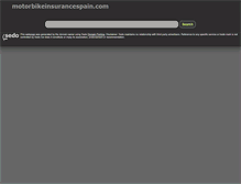 Tablet Screenshot of motorbikeinsurancespain.com